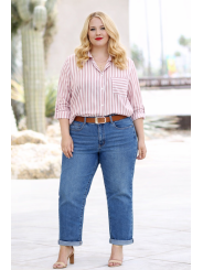 Camisa Líneas Diplomáticas Curvy