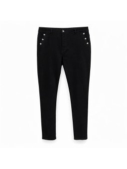 Pantaón Vaquero Oscuridad Curvy