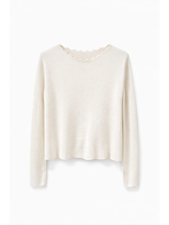 Jersey Hilo Puntilla Textura Suave